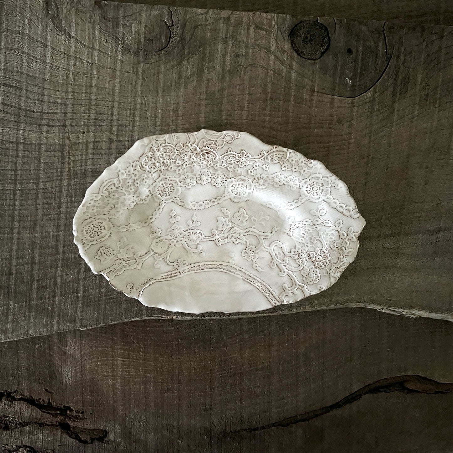 【 Valerie Casado】プレートS Fish Plates_Rouge-1