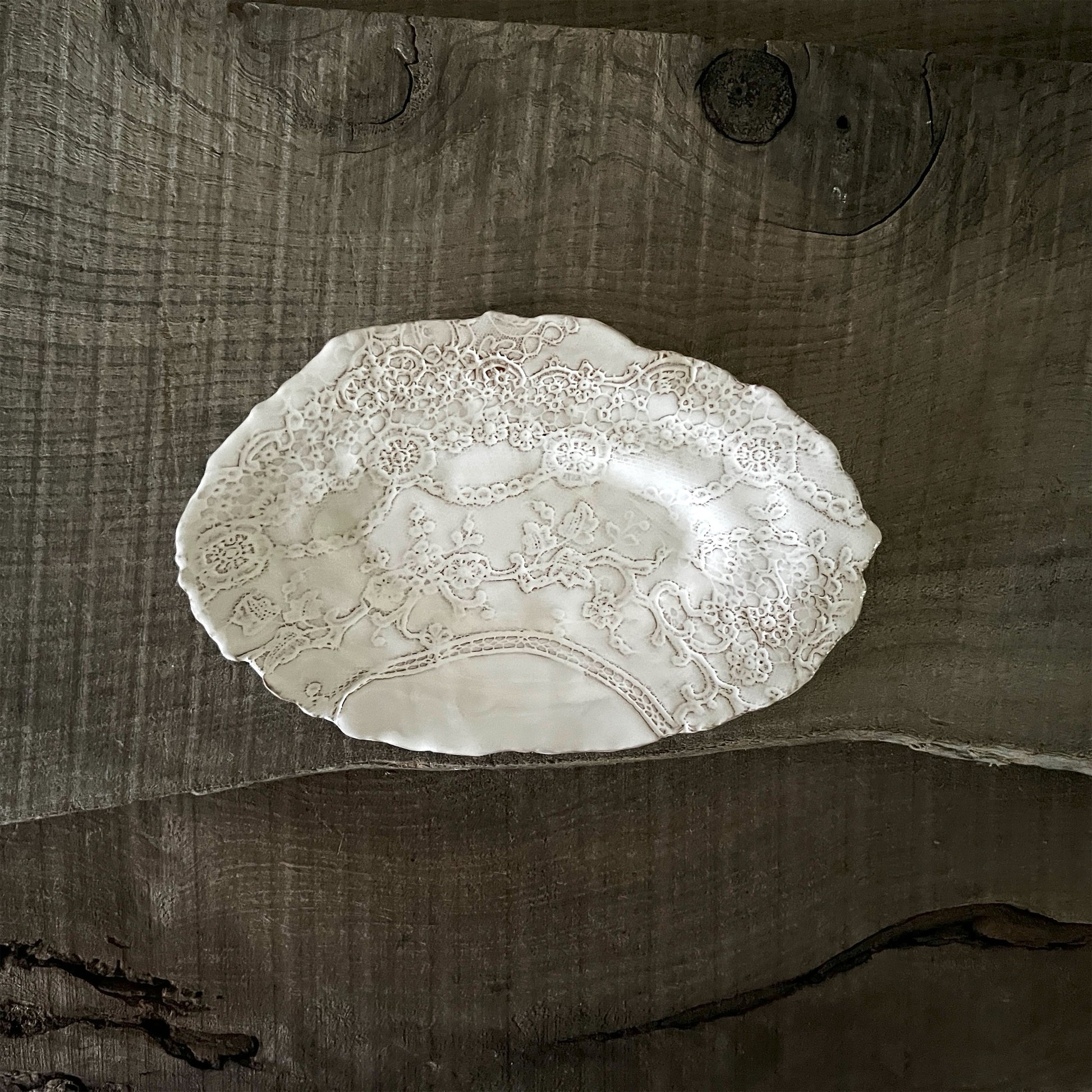 【 Valerie Casado】プレートS Fish Plates_Rouge-1