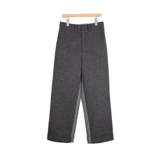 【ohta】black 2tone pants pt-58B