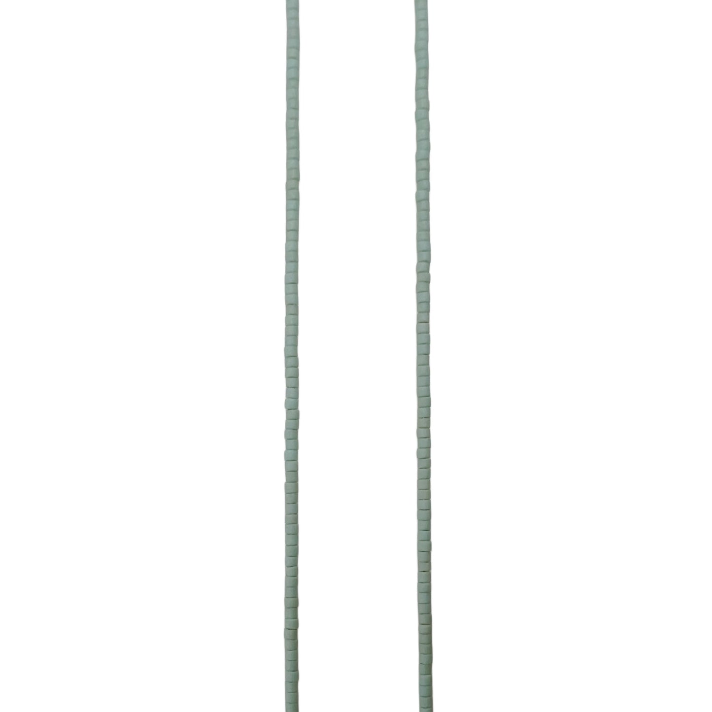 【helena rohner】miyuki beads necklace with tiny gold plated brass drop_mint