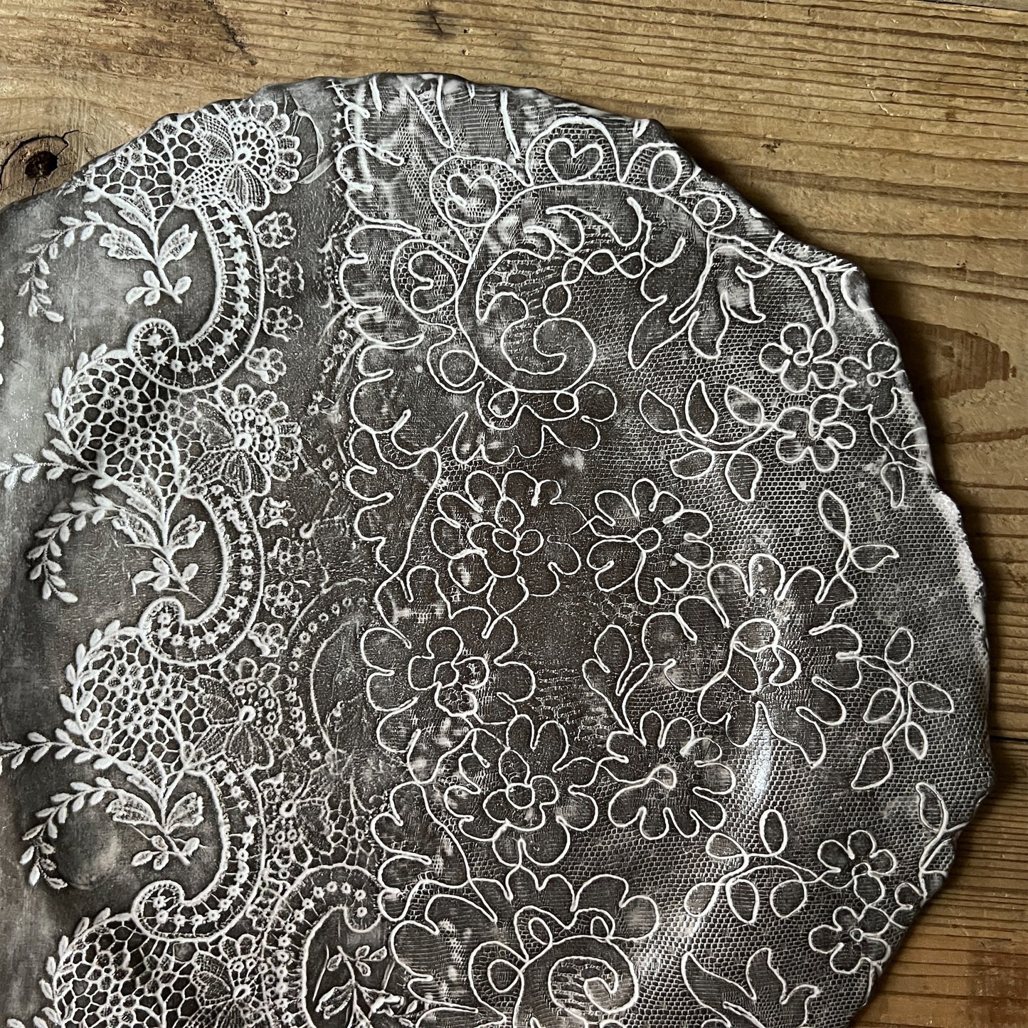 【Valerie Casado】大皿 黒 m-35