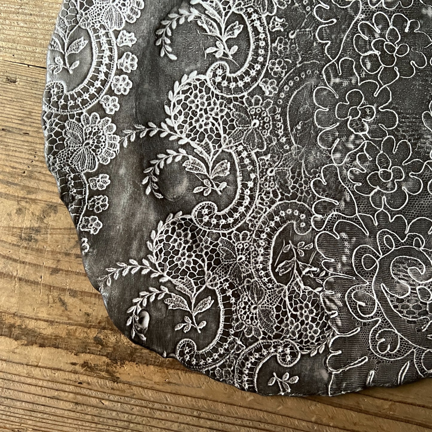 【Valerie Casado】大皿 黒 m-35