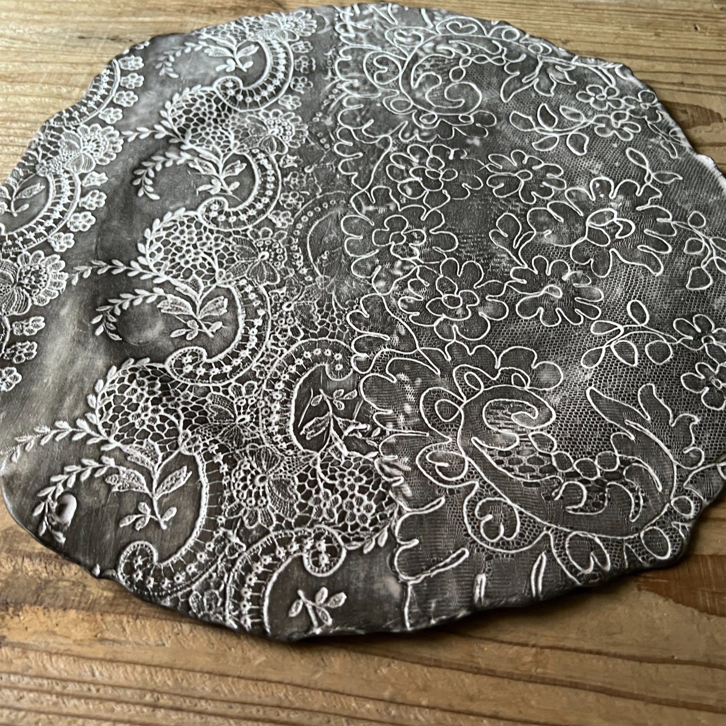 【Valerie Casado】大皿 黒 m-35