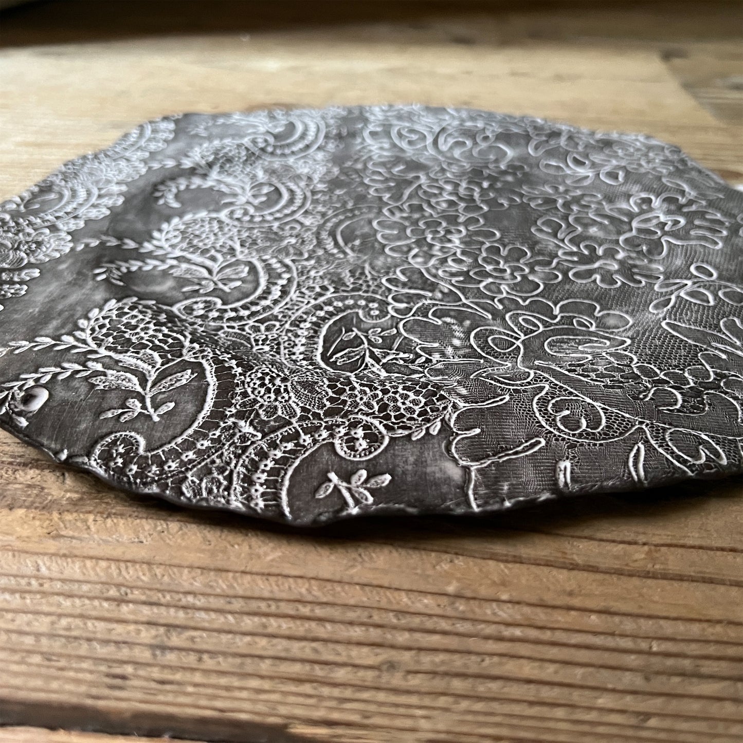 【Valerie Casado】大皿 黒 m-35