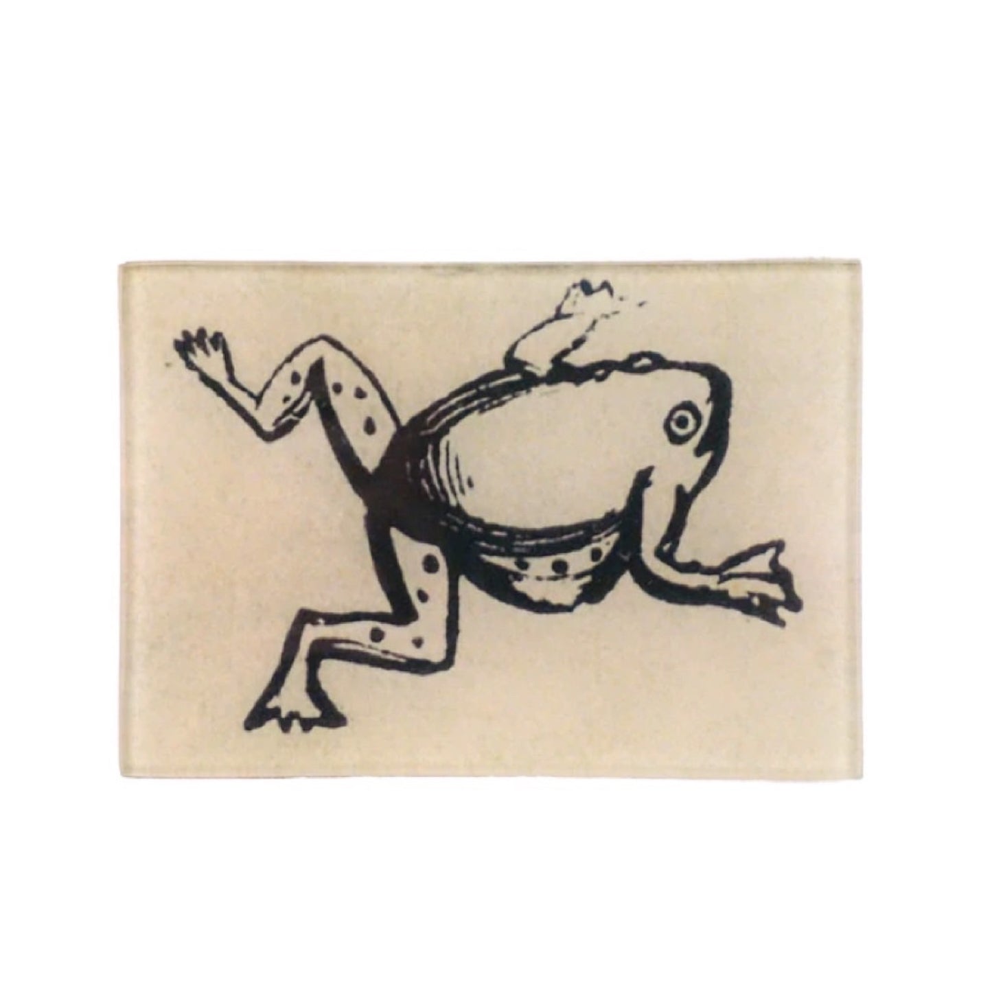 【JOHN DERIAN】デコパージュプレート Toad (Flashcard)