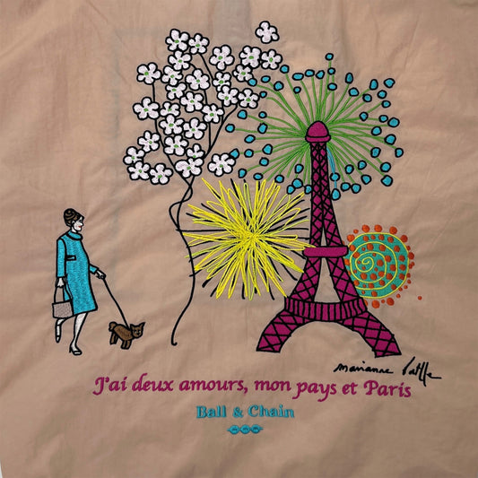 【Marianne Batlle】Ball & Chain×Marianne Batlle The Eiffel Tower M&B-01-M P-BG