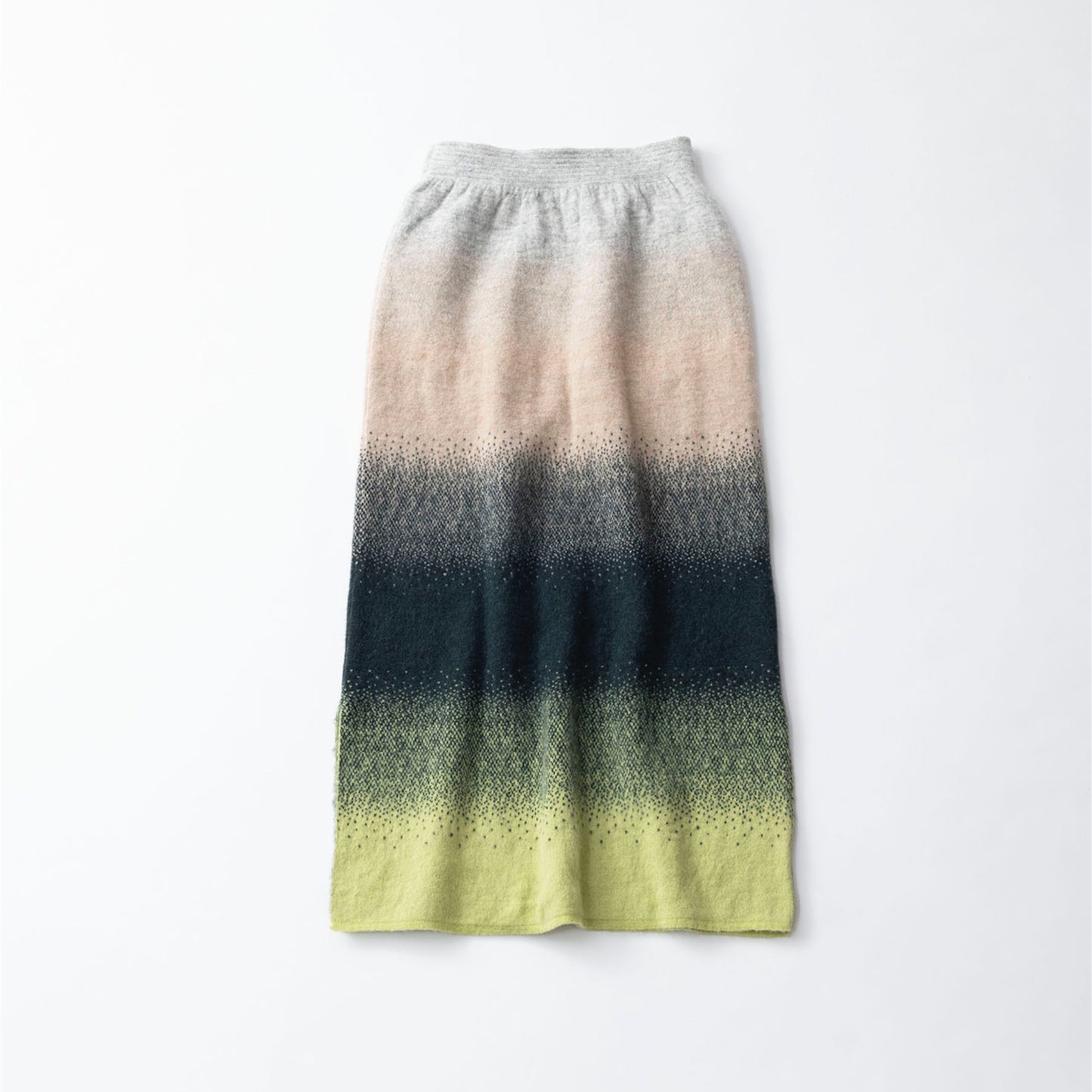 【TRICOTE】GRADATION SHAGGY SKIRT