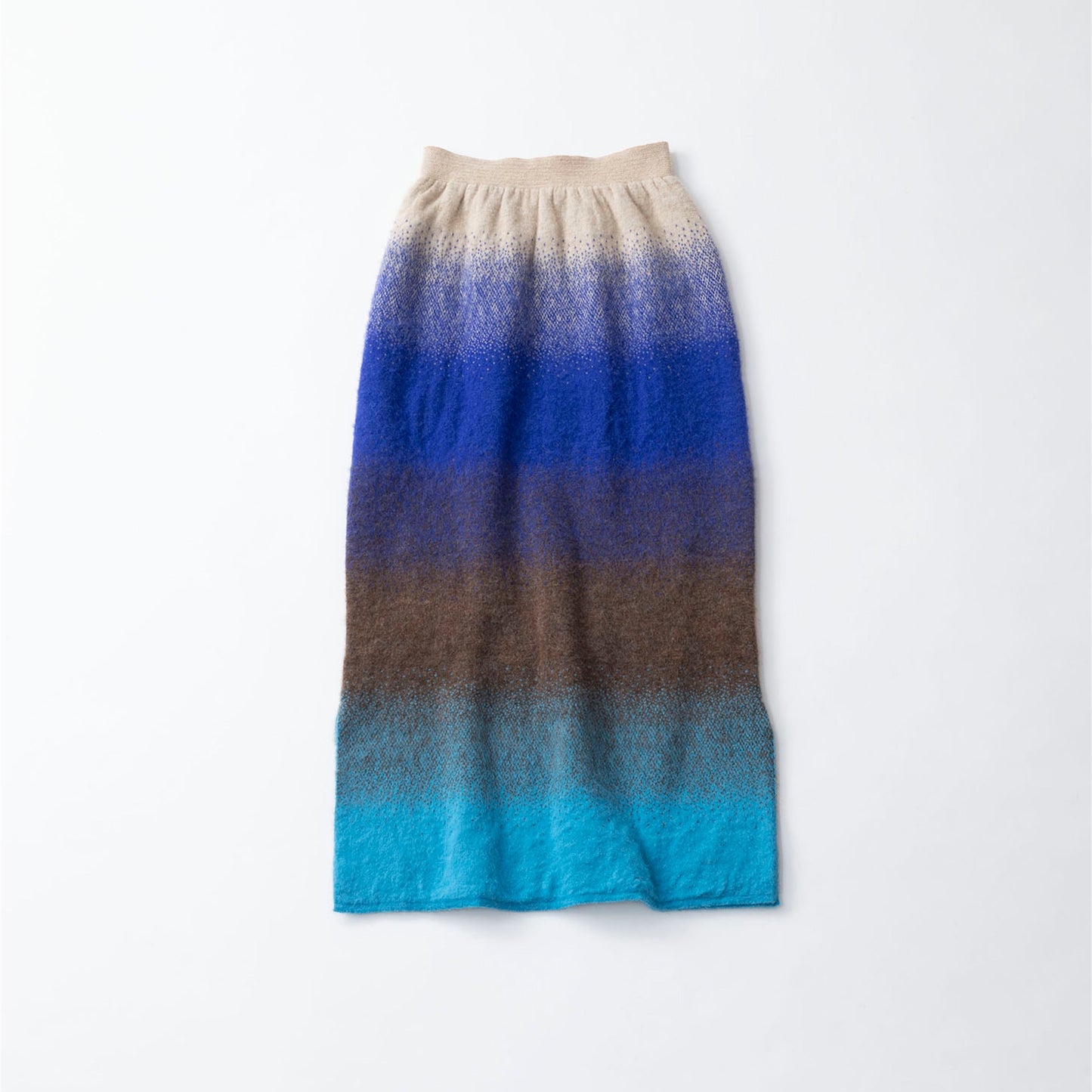 【TRICOTE】GRADATION SHAGGY SKIRT