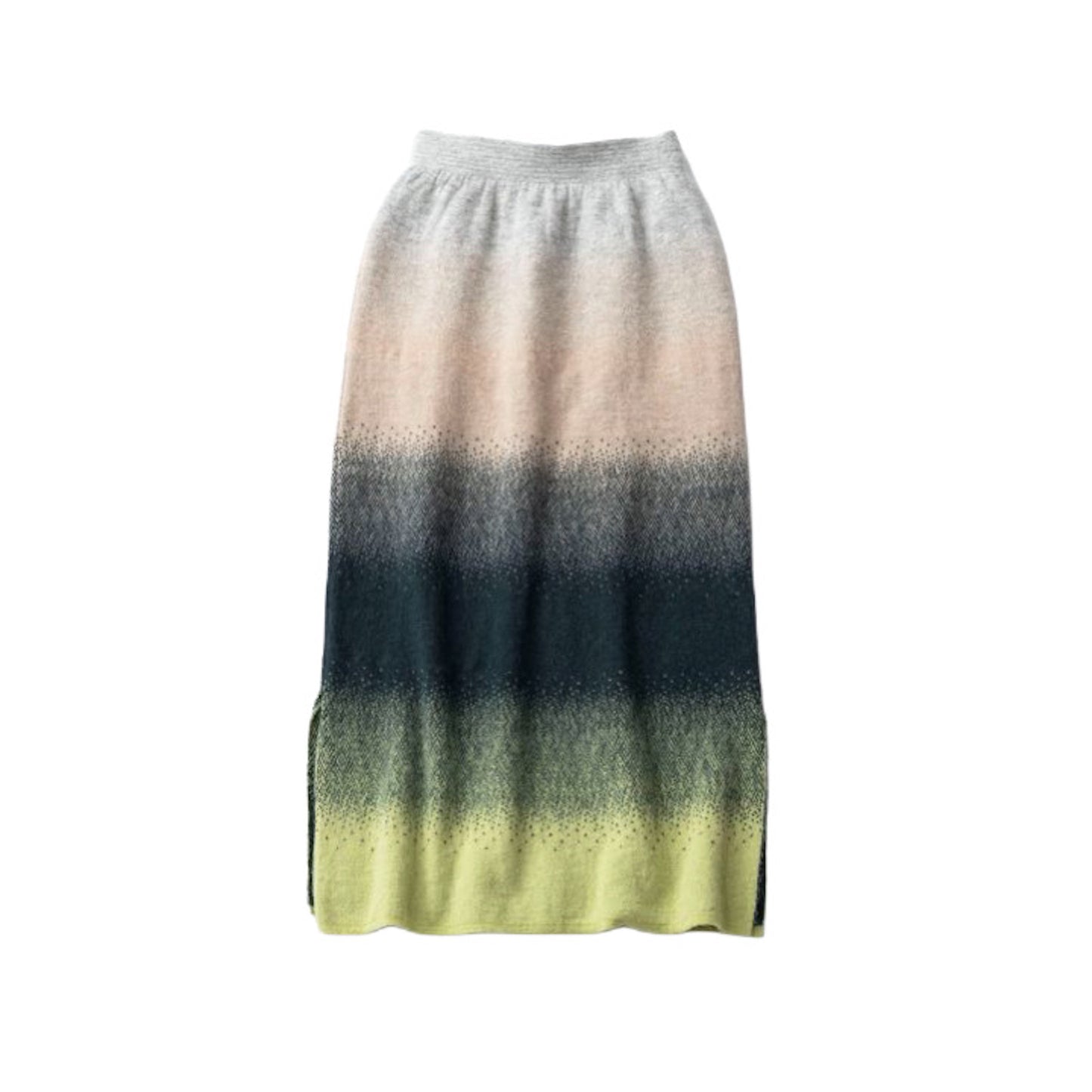 【TRICOTE】GRADATION SHAGGY SKIRT