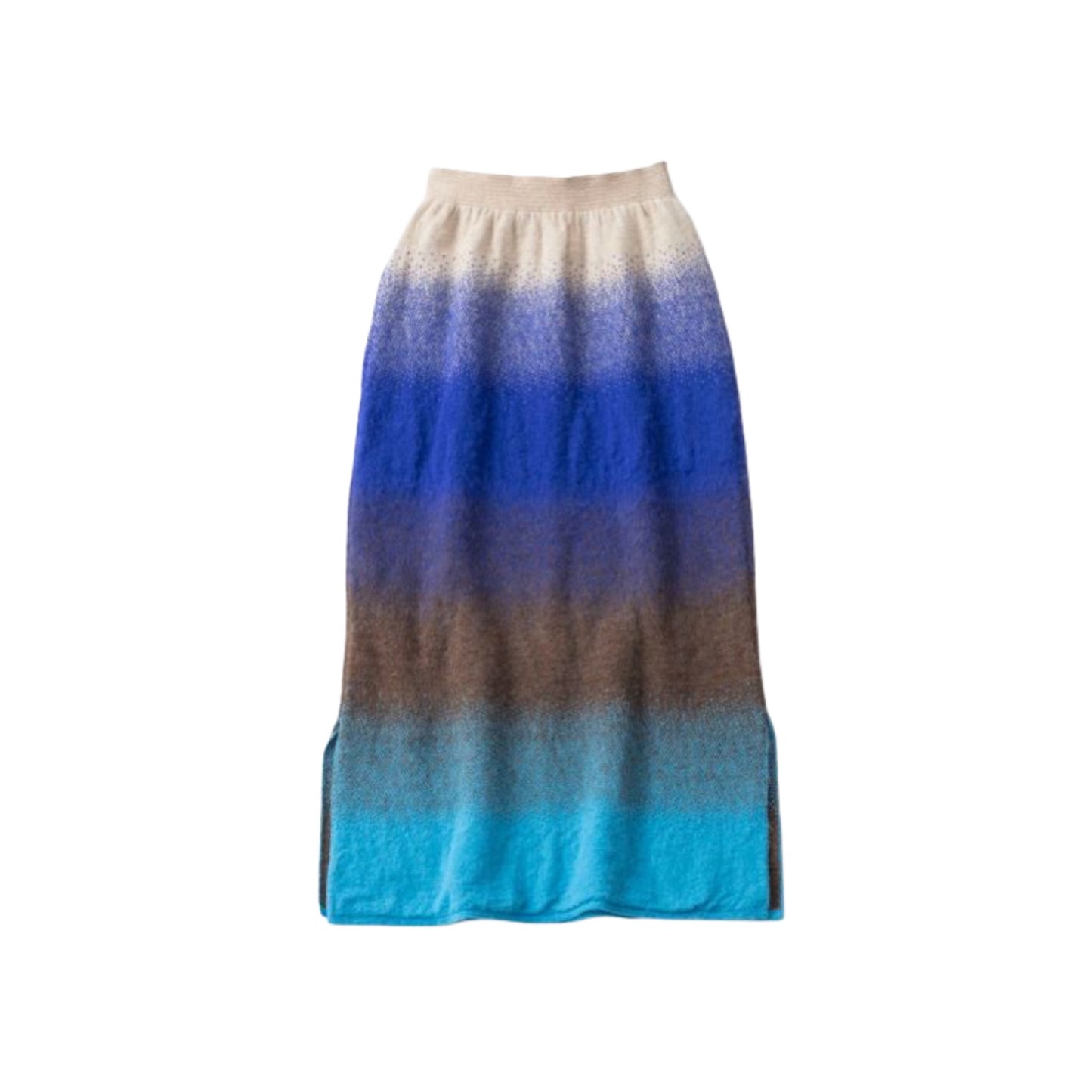 【TRICOTE】GRADATION SHAGGY SKIRT