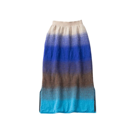 【TRICOTE】GRADATION SHAGGY SKIRT