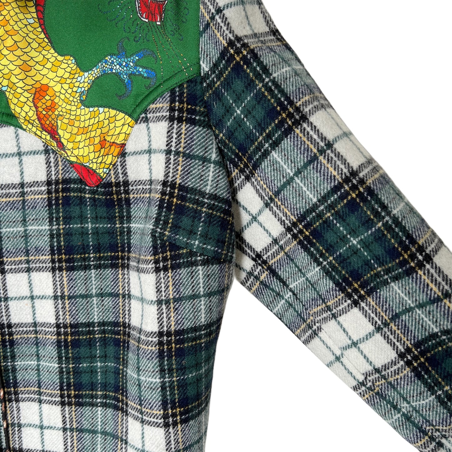 【La Prestic Ouiston】western-style fitted shirt with front & back yoke