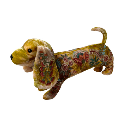 【Anke Drechsel】シルクベルベットDachshund_Shaded Yellow