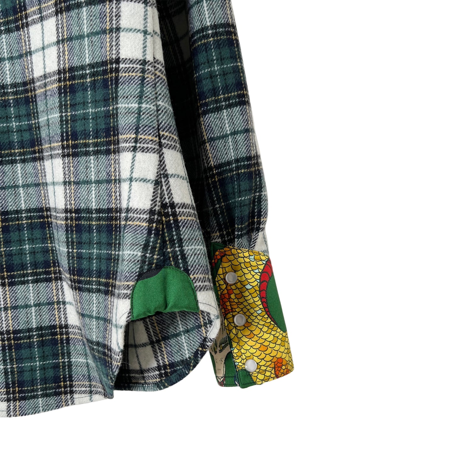 【La Prestic Ouiston】western-style fitted shirt with front & back yoke