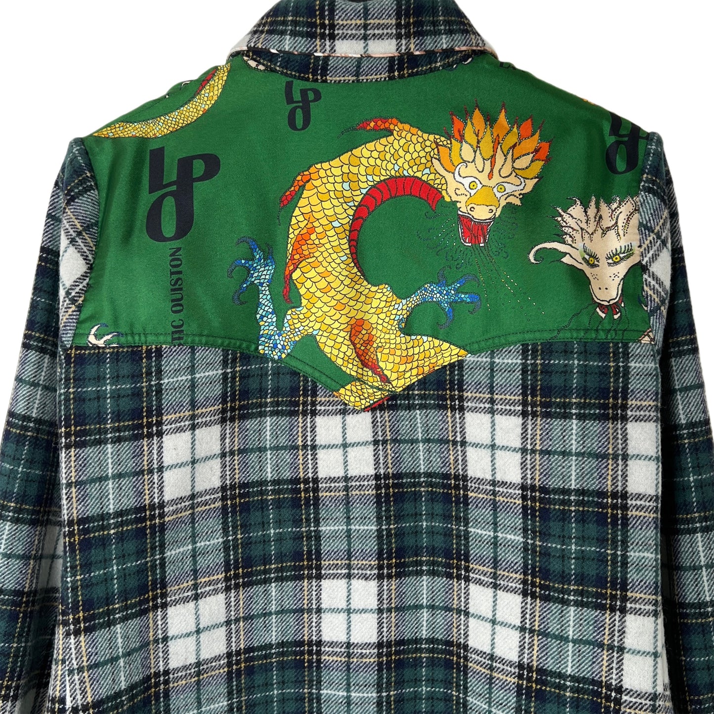 【La Prestic Ouiston】western-style fitted shirt with front & back yoke