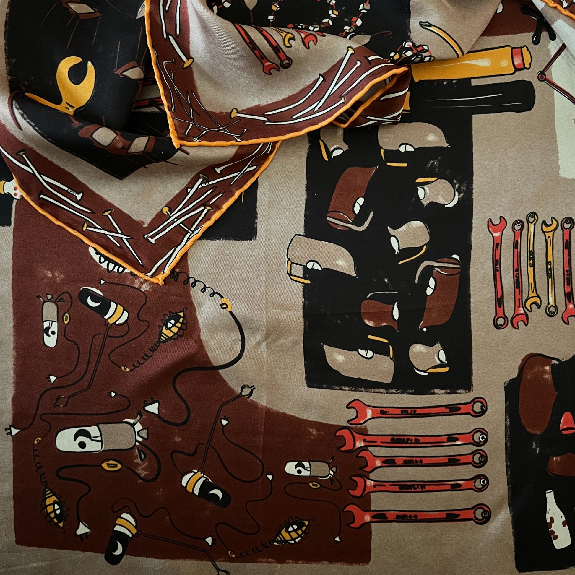 【Tse & Tse associees】スカーフ FOULARD TSE & TSE brun