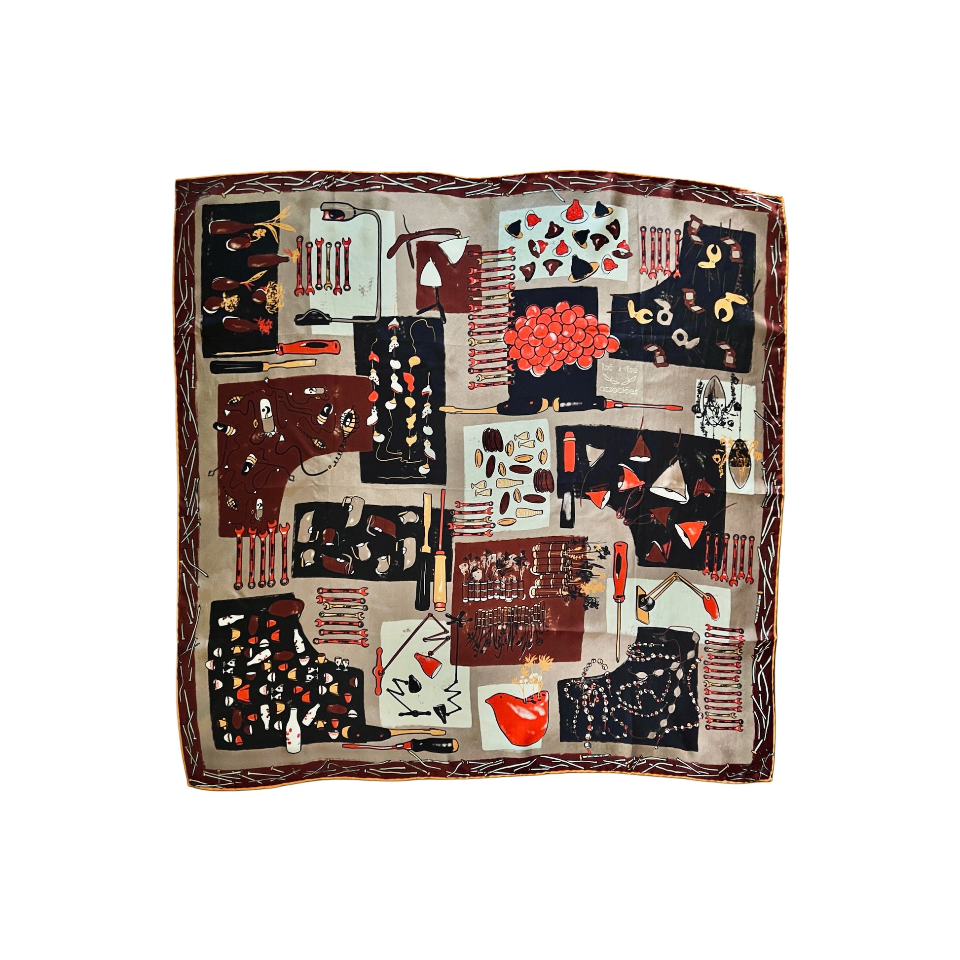 【Tse & Tse associees】スカーフ FOULARD TSE & TSE brun