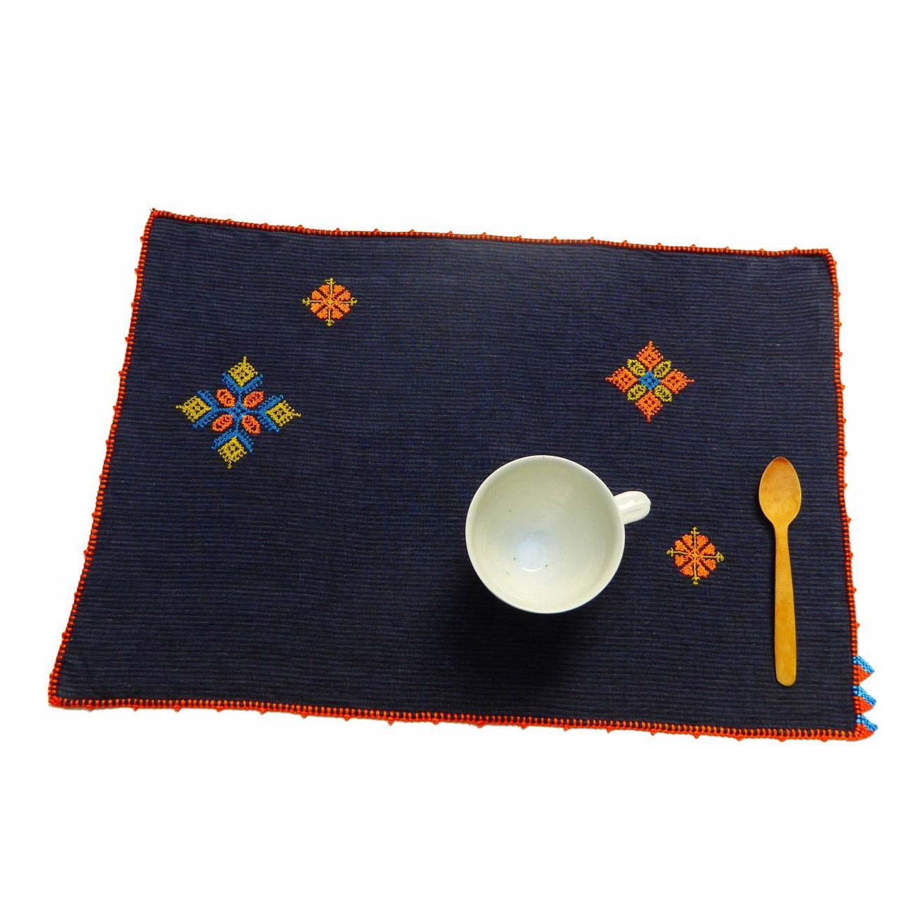 【Leo Atlante】Placemat_night,orange edge