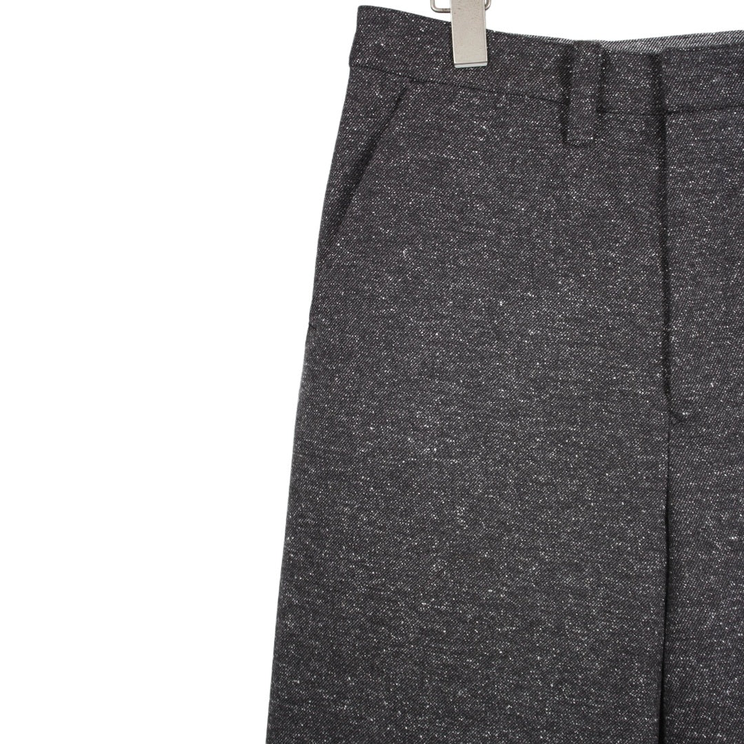 【ohta】black 2tone pants pt-58B
