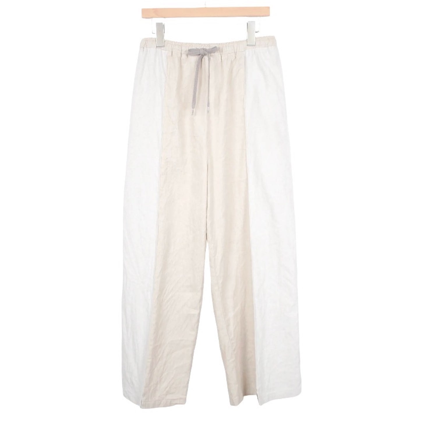 【ohta】beige wide pants pt-56B