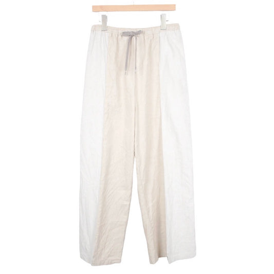 【ohta】beige wide pants pt-56B