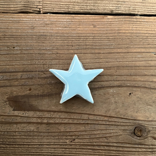 【MV% ceramics design】SMALL LIGHT BLUE STAR