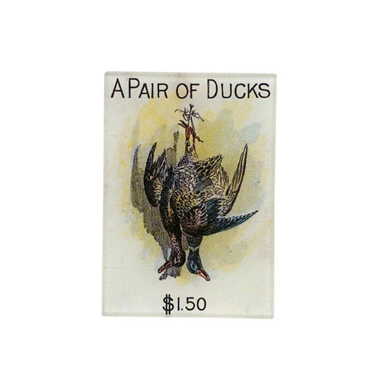 【JOHN DERIAN】デコパージュプレートA Pair of Ducks