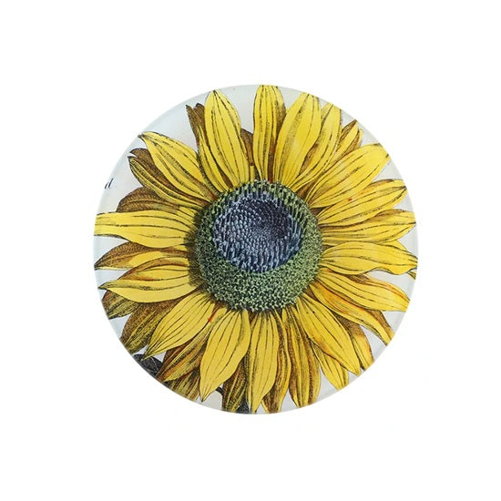 【JOHN DERIAN】デコパージュプレート Sunflower