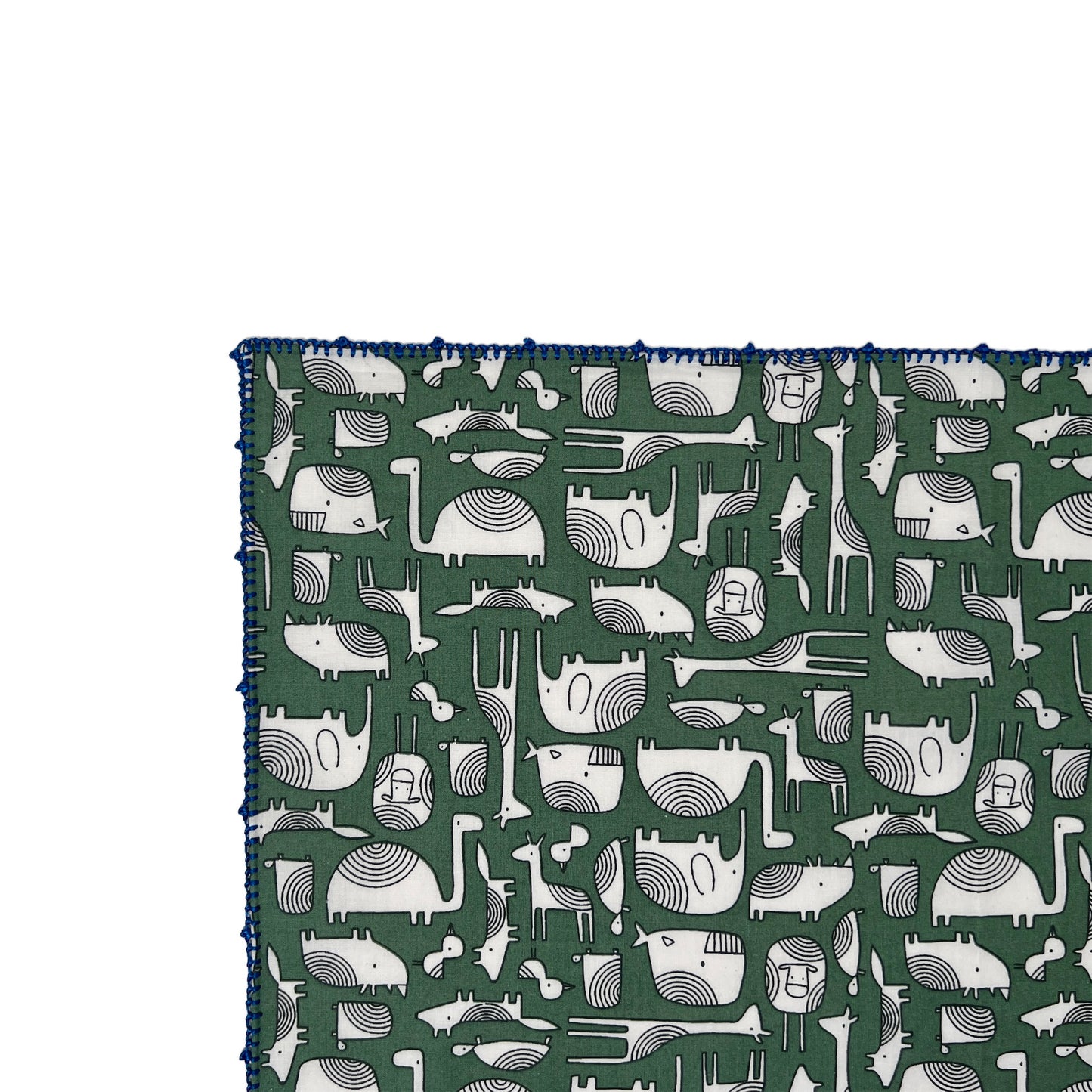 【Leo Atlante】刺繍パッチワークランチョンマット green