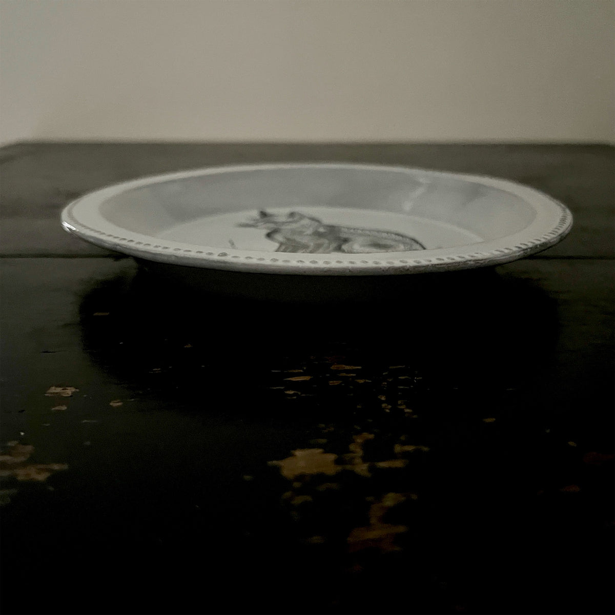 【Astier de Villatte】Scenario Cat Soup Plate