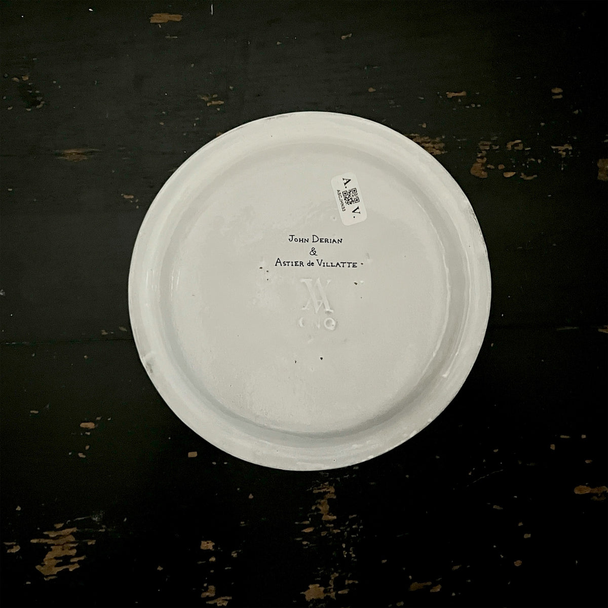 【Astier de Villatte】Scenario Cat Soup Plate