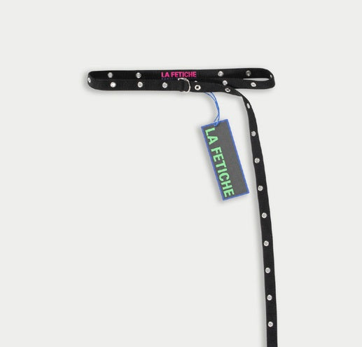 【LA FETICHE】mini cotton military belt