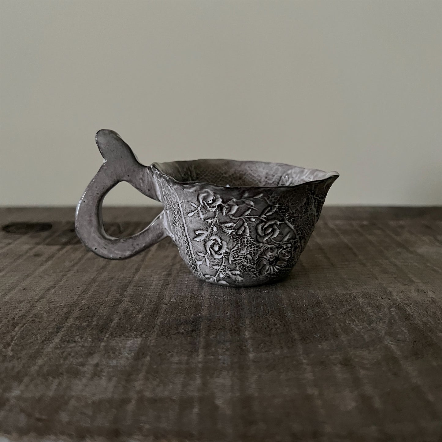 【 Valerie Casado】ティーカップ C-Tasse a The_Noir-7