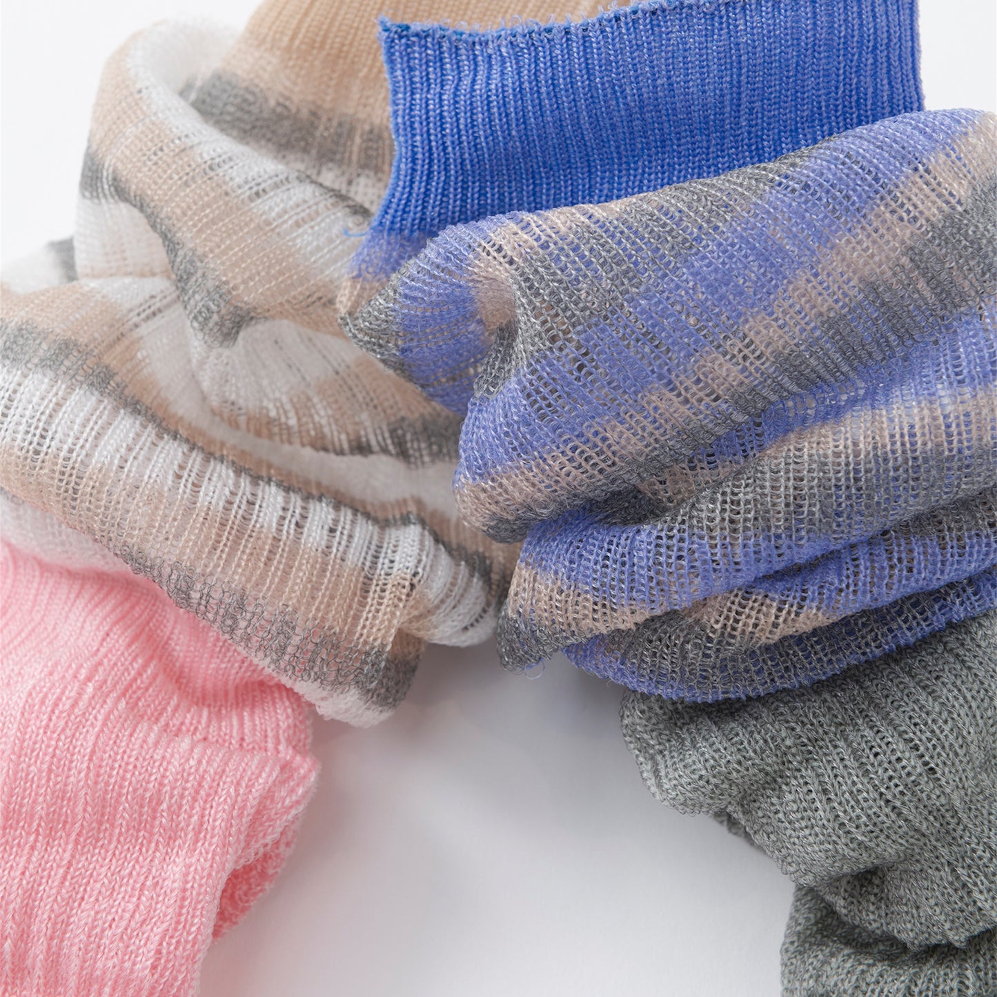 【TRICOTE】SHEER BORDER LOOSE SOCKS