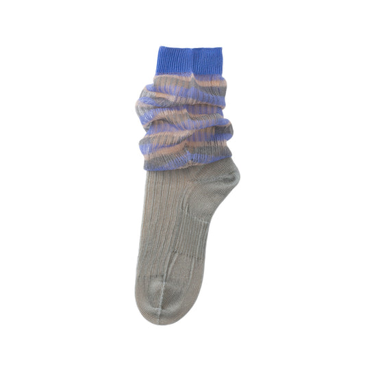 【TRICOTE】SHEER BORDER LOOSE SOCKS