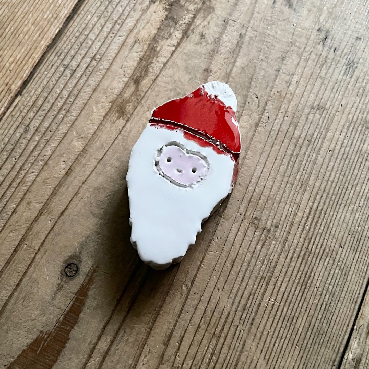 【MV% ceramics design】SANTA'S FACE