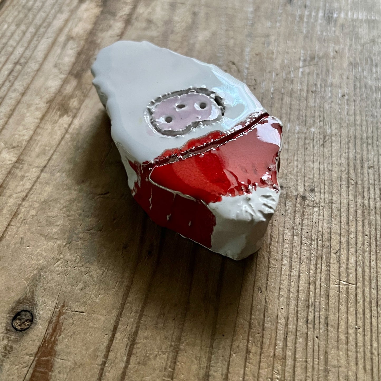 【MV% ceramics design】SANTA'S FACE