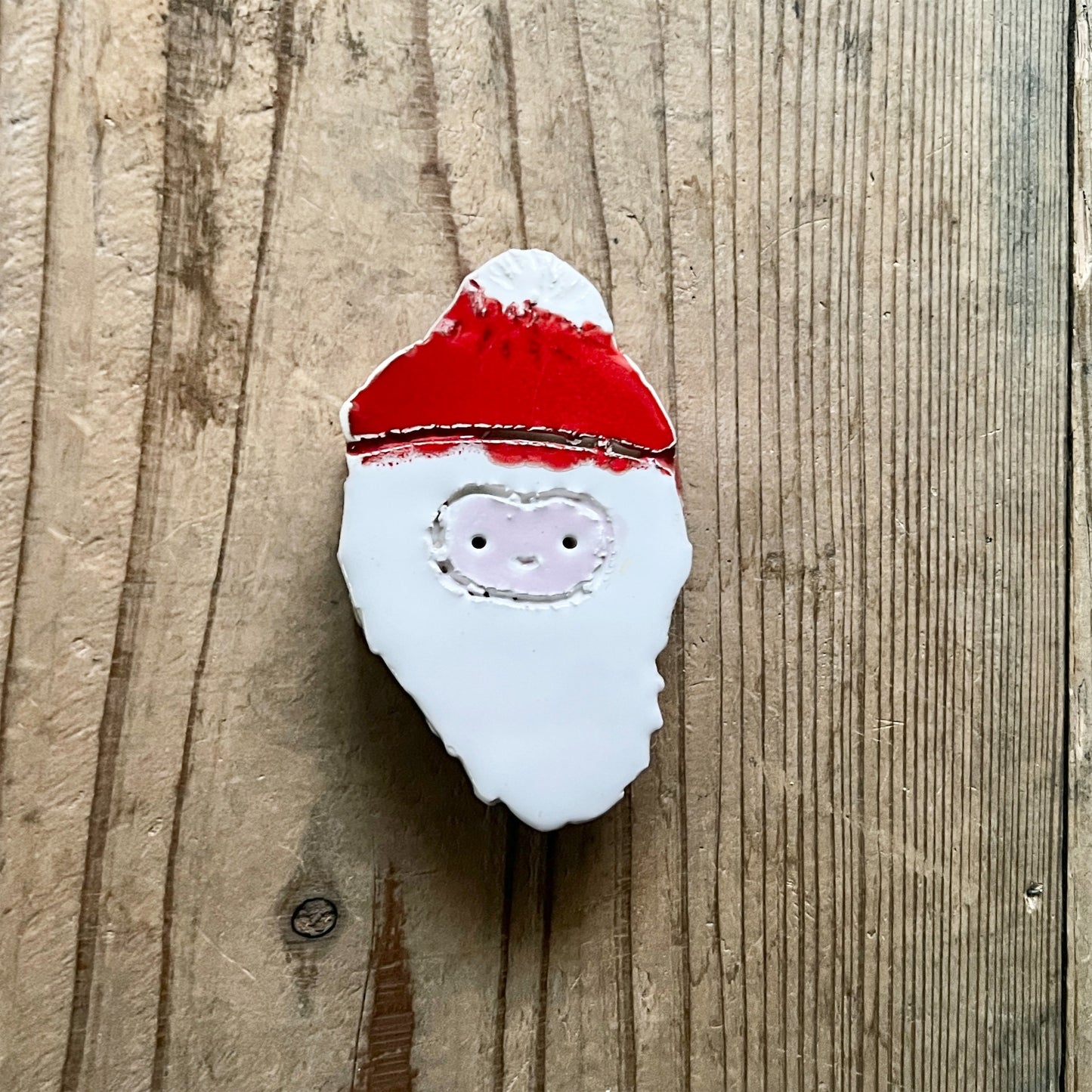 【MV% ceramics design】SANTA'S FACE