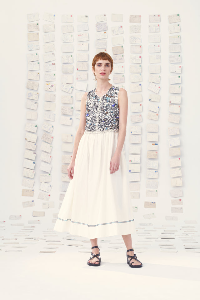 Mii Collection】hand embroidered sleeveless dress/04 | フィール