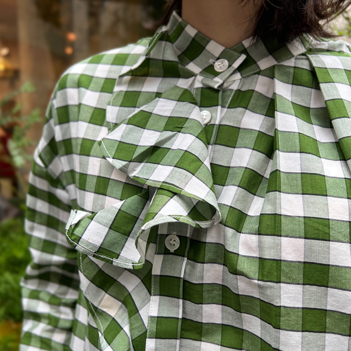【Mii Collection】Handwoven Blend Cotton-Silk Shirt #15