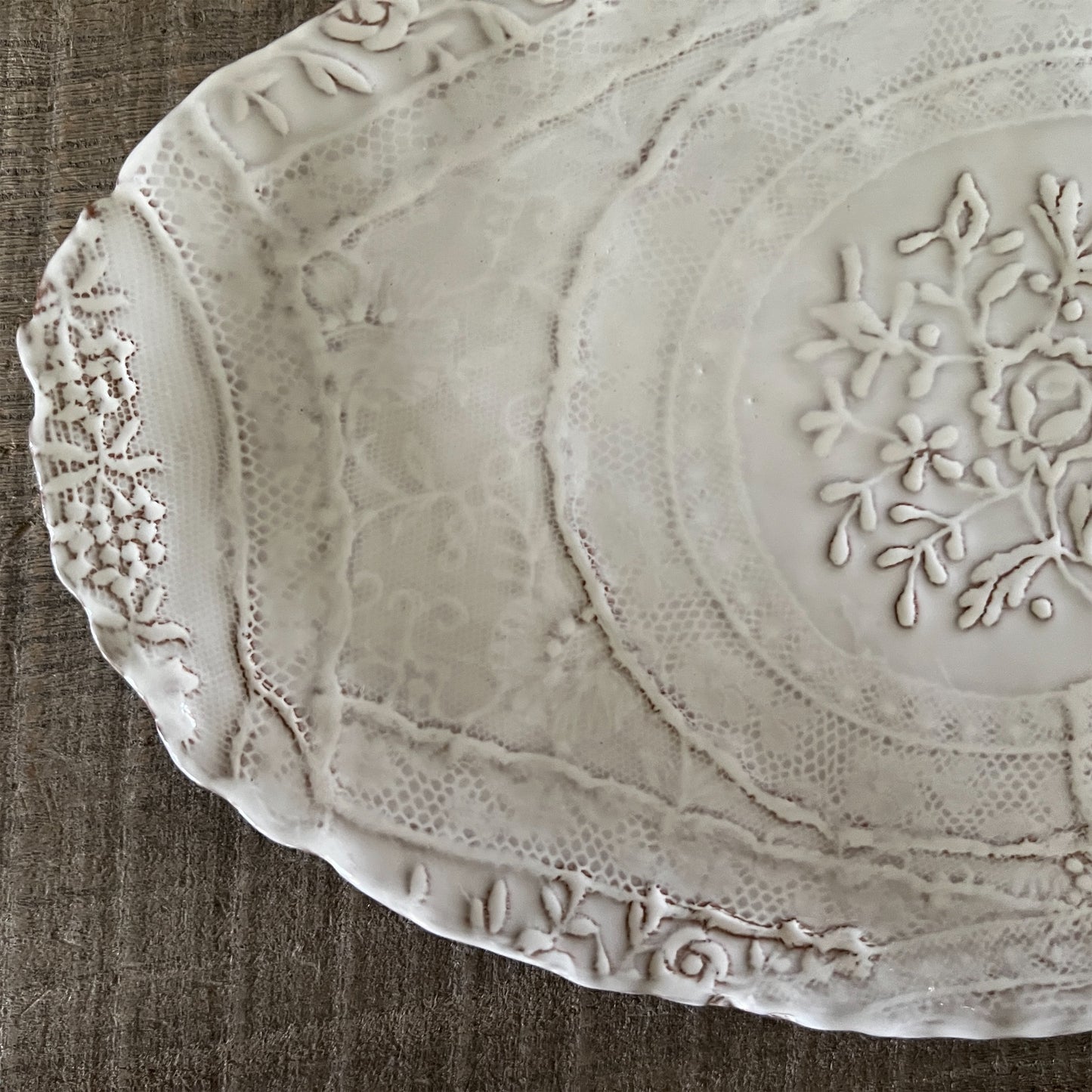 【 Valerie Casado】プレートL Fish Plates_Rouge-6