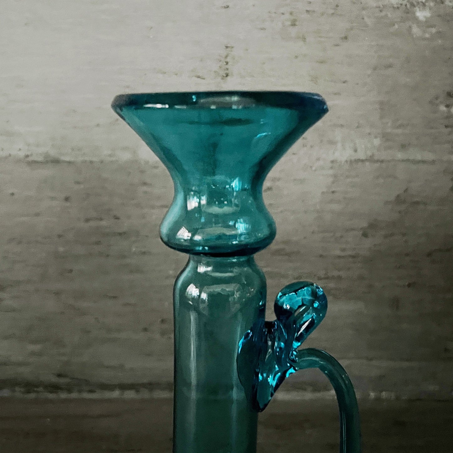 【La Soufflerie】キャンドルスタンド Porta Candele With Handle Turquoise