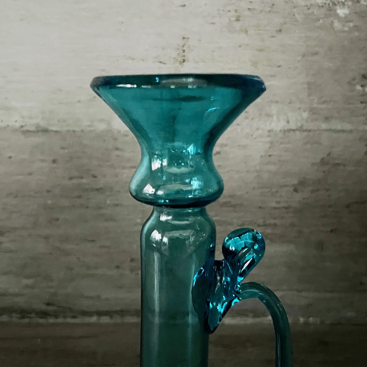 【La Soufflerie】キャンドルスタンド Porta Candele With Handle Turquoise