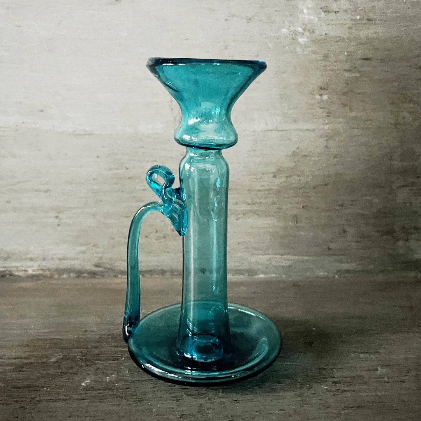 【La Soufflerie】キャンドルスタンド Porta Candele With Handle Turquoise