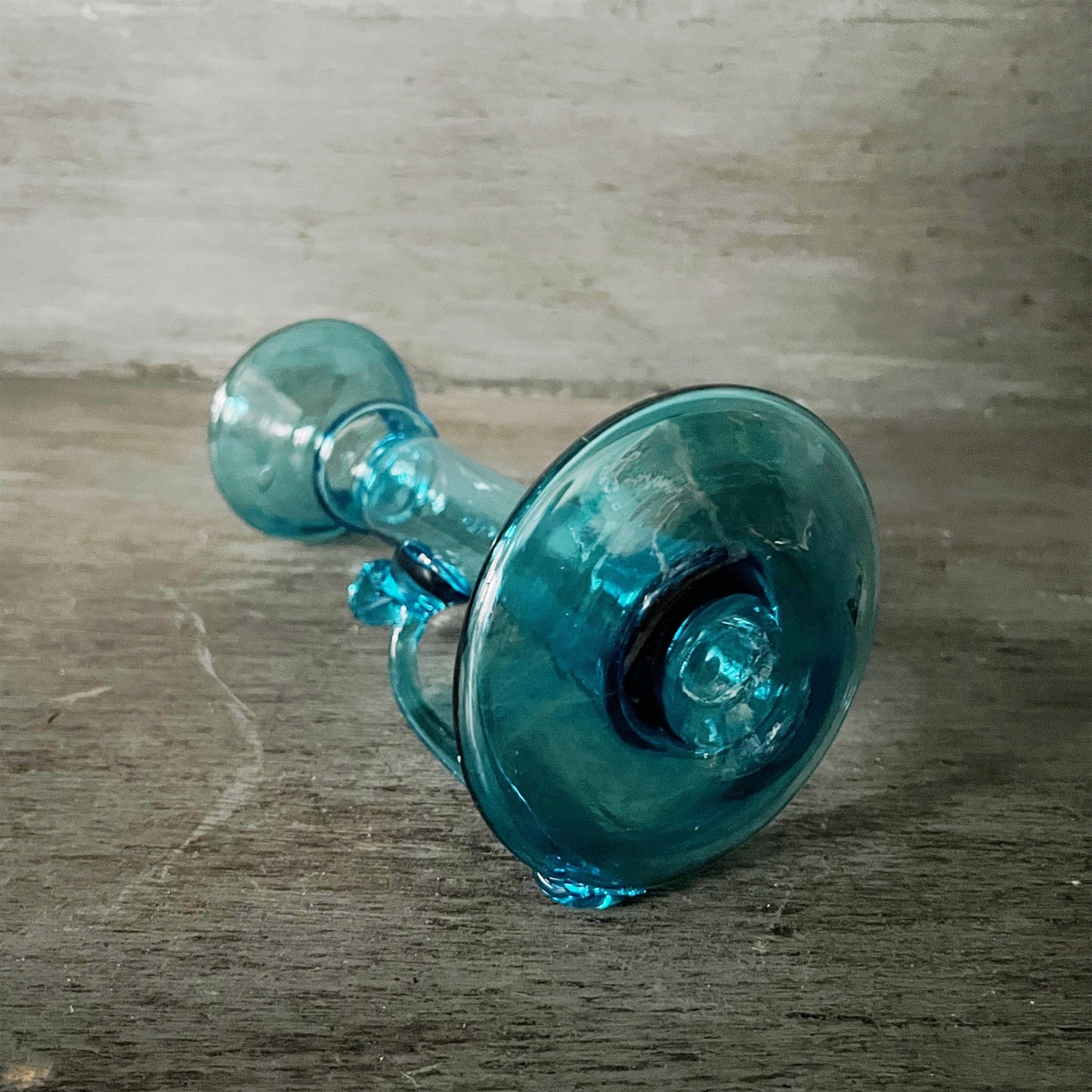 【La Soufflerie】キャンドルスタンド Porta Candele With Handle Turquoise