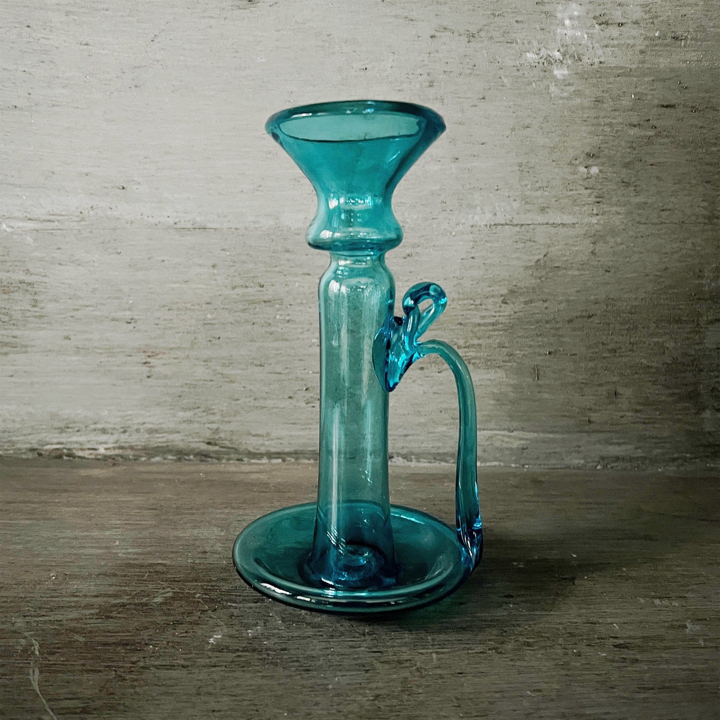 【La Soufflerie】キャンドルスタンド Porta Candele With Handle Turquoise