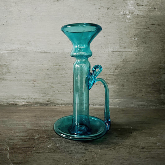 【La Soufflerie】キャンドルスタンド Porta Candele With Handle Turquoise