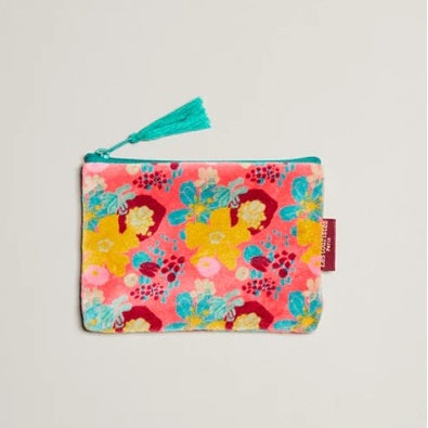 【Les Touristes】SMALL FLAT ZIP PURSE _mackintosh coral