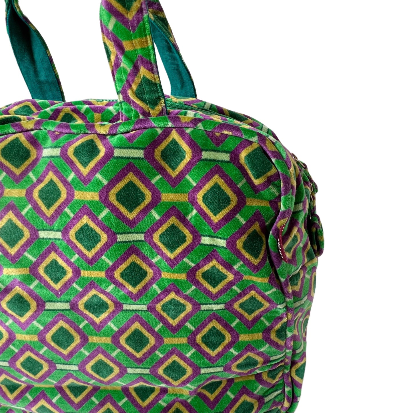 【Les Touristes】ウィークエンドバッグ velvet week end bag-green