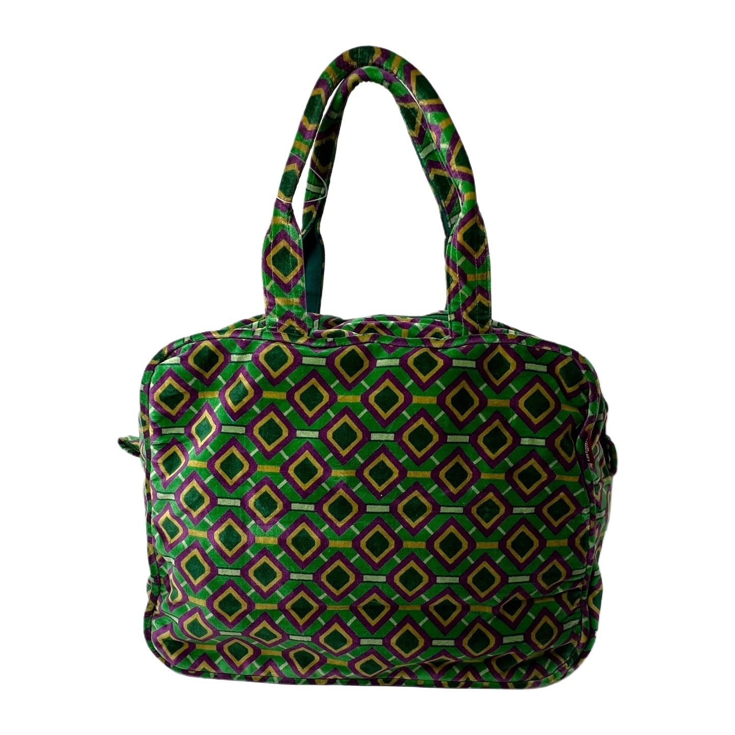 【Les Touristes】ウィークエンドバッグ velvet week end bag-green